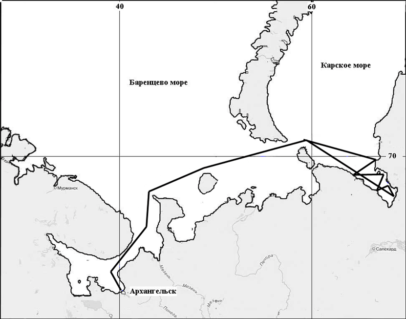 Баренцево море карта географическая